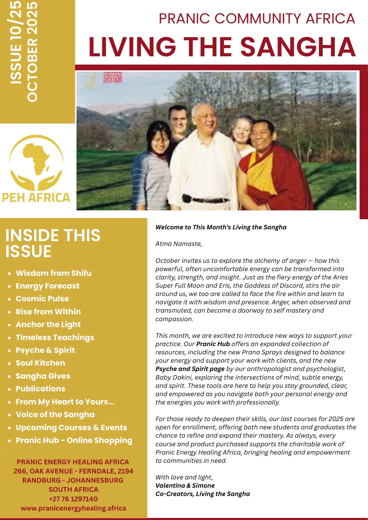 October 2025 publication cover